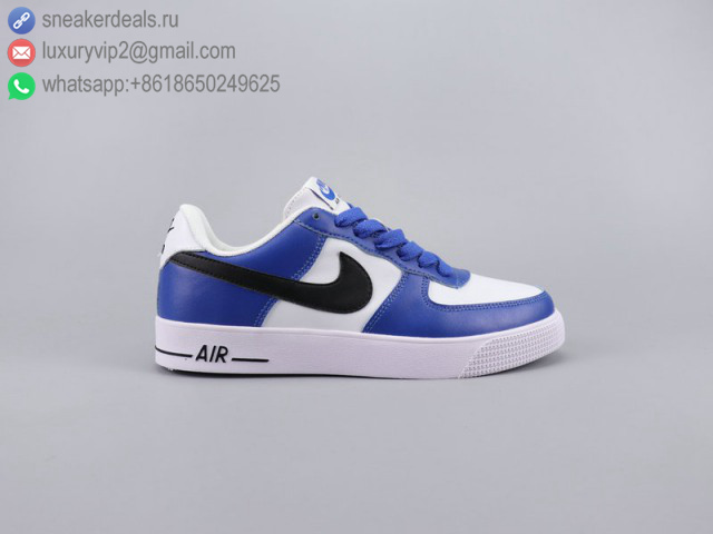 NIKE AIR FORCE 1 LOW AC WHITE BLUE LEATHER UNISEX SKATE SHOES